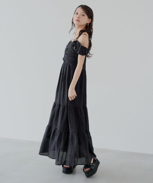 COMME des GARÇONS ブラック ロングバルーンワンピース 楽天市場】black comme des garcons（ワンピース｜レディース