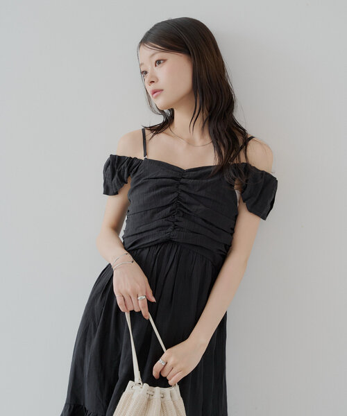 Chico（チコ）の「2wayバルーンデザインロングワンピース