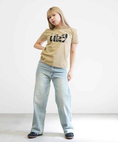 tシャツ ENAコラボTシャツ EYEロゴ Tシャツ カットソー 半袖 ダンス 練習着 レディース メンズ セール】ENAコラボTシャツ EYEロゴ Tシャツ カットソー 半袖