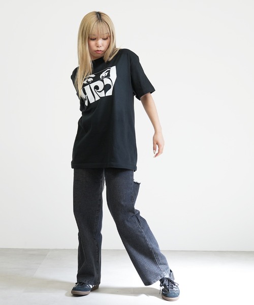 ENAコラボTシャツ EYEロゴ Tシャツ カットソー 半袖 ダンス 練習