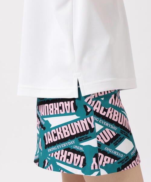 Jack Bunny!!（ジャックバニー）の「【Jack Bunny!!】フルダルメッシュ半袖ポロシャツ（ポロシャツ・レディース・ホワイト/ブラウン/グリーン・SMALL/MEDIUM/LARGE）」の13枚目の写真