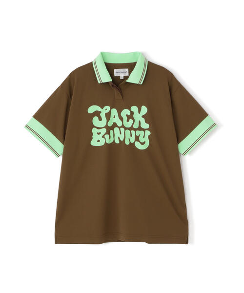 Jack Bunny!!（ジャックバニー）の「【Jack Bunny!!】フルダルメッシュ半袖ポロシャツ（ポロシャツ・レディース・ホワイト/ブラウン/グリーン・SMALL/MEDIUM/LARGE）」の22枚目の写真