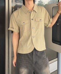 epnok(GvmbN)́yEPNKzJacket like half sleeve shirt / WPbgCNn[tX[uVc(Vc/uEX)