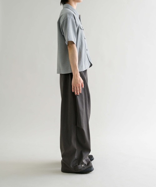 EPNK】Jacket like half sleeve shirt / ジャケットライクハーフ