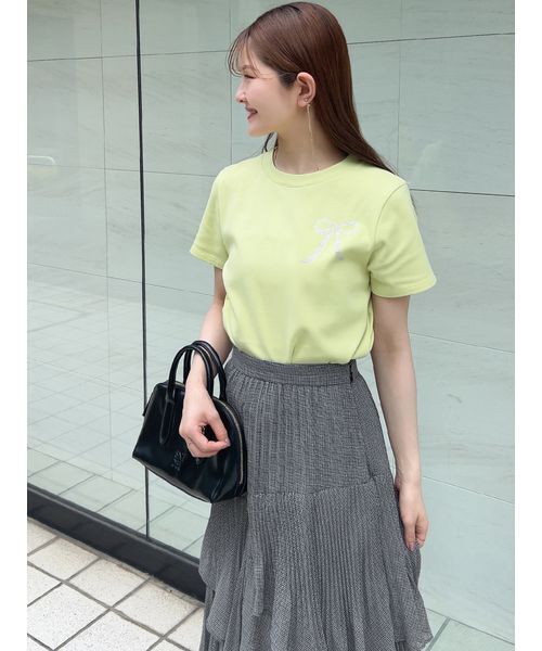 SNIDEL（スナイデル）の「スクエアヘムティアードスカート