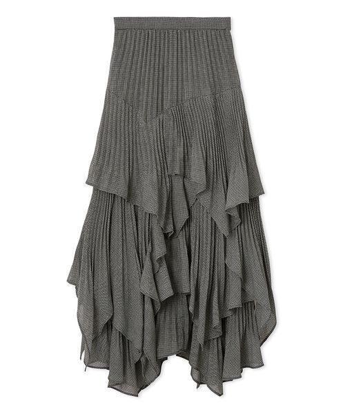 SNIDEL（スナイデル）の「スクエアヘムティアードスカート（スカート