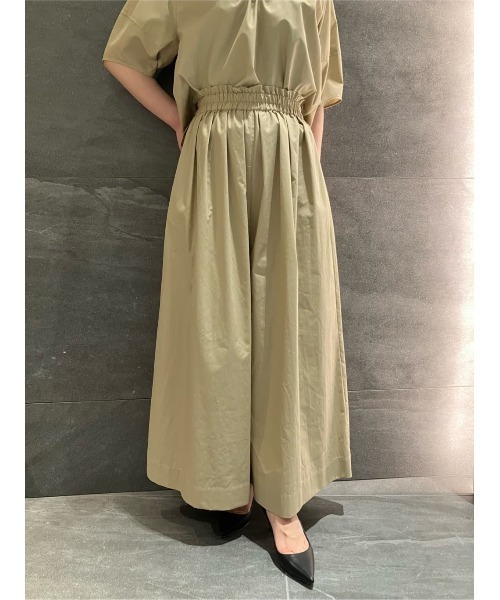 ESTNATION - 6/30まで値下＊ESTNATION ＊コットンツイルコンビギャザープルオーバー ESTNATION / コットンギャザー ワンピース｜ESTNATION ONLINE