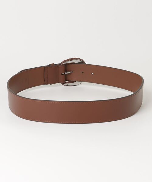 LAUREN RALPH LAUREN/ウーブンバックル ヴァケッタワイド ベルト ウーブンバックル ヴァケッタ レザー ワイド ベルト（ベルト