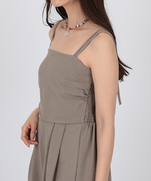 SUWDEE(スーディー)の「camisole wide salopette(サロペット/オーバーオール・レディース・グレー・FREE)」の11枚目の写真