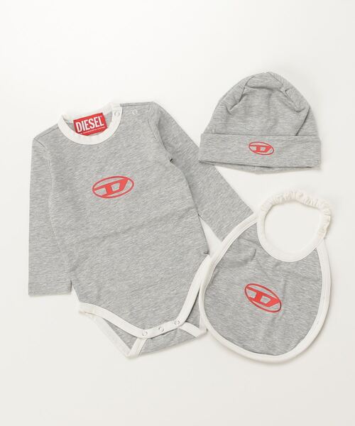 DIESEL（ディーゼル）baby ロンパーススタイキャップ3点セット