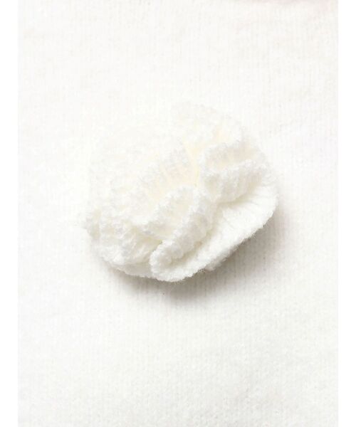 CALNAMUR（カルナムール）の「バラモチーフニット（ニット/セーター・レディース・レッド/ホワイト/ブラック・FREE）」の14枚目の写真