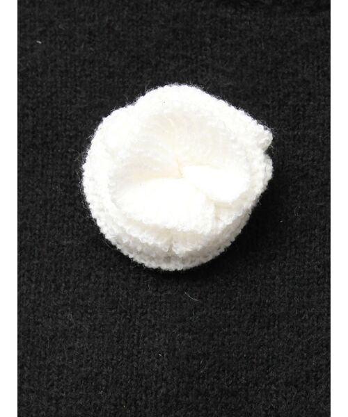 CALNAMUR（カルナムール）の「バラモチーフニット（ニット/セーター・レディース・レッド/ホワイト/ブラック・FREE）」の15枚目の写真