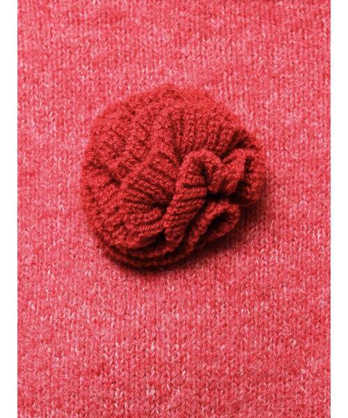 CALNAMUR（カルナムール）の「バラモチーフニット（ニット/セーター・レディース・レッド/ホワイト/ブラック・FREE）」の16枚目の写真