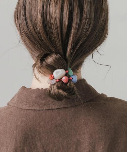 SMELLY（スメリー）の「カラフルモチーフヘアポニー（ヘアゴム・レディース・イエロー系その他/パープル系その他/レッド系その他・-）」の3枚目の写真