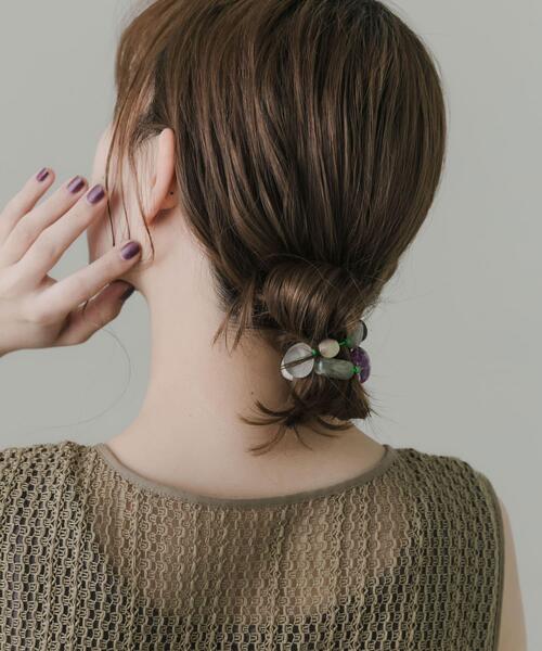 SMELLY（スメリー）の「カラフルモチーフヘアポニー（ヘアゴム・レディース・イエロー系その他/パープル系その他/レッド系その他・-）」の6枚目の写真