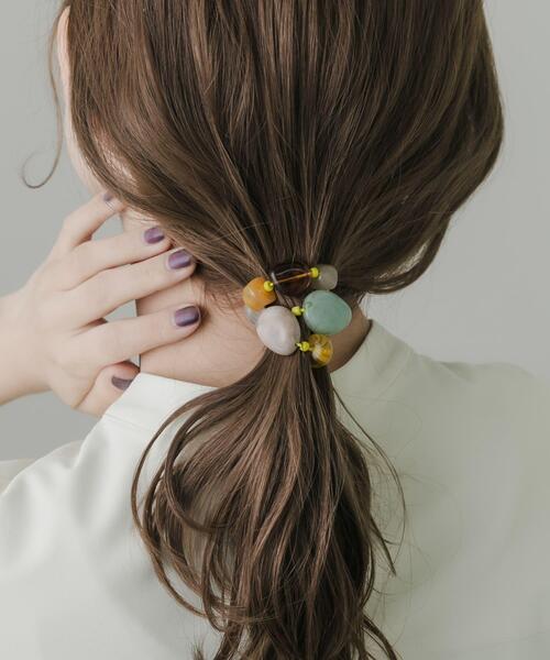 SMELLY（スメリー）の「カラフルモチーフヘアポニー（ヘアゴム・レディース・イエロー系その他/パープル系その他/レッド系その他・-）」の14枚目の写真