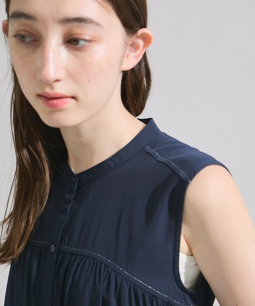 ketty（ケティ）の「レーヨンティアードワンピース≪手洗い可能≫（ワンピース・レディース・ブルー系その他/ネイビー/グリーン系その他・M）」の5枚目の写真