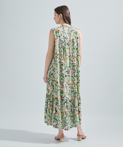 ketty（ケティ）の「レーヨンティアードワンピース≪手洗い可能≫（ワンピース・レディース・ブルー系その他/ネイビー/グリーン系その他・M）」の11枚目の写真