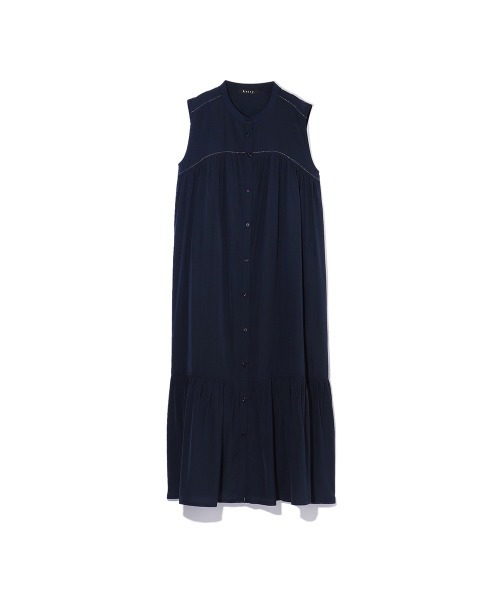 ketty（ケティ）の「レーヨンティアードワンピース≪手洗い可能≫（ワンピース・レディース・ブルー系その他/ネイビー/グリーン系その他・M）」の10枚目の写真