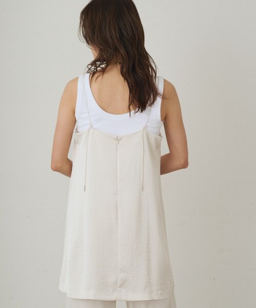LOUNGEDRESS サテンキャミチュニック セール】サテンキャミチュニック（シャツ/ブラウス