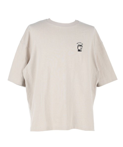 coca（coca）（コカ）の「ワンポイント刺繍Tシャツ（Tシャツ/カットソー・メンズ・ライトベージュ/ワイン・XL/M/L）」の18枚目の写真