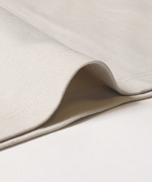 coca（coca）（コカ）の「ワンポイント刺繍Tシャツ（Tシャツ/カットソー・メンズ・ライトベージュ/ワイン・XL/M/L）」の16枚目の写真