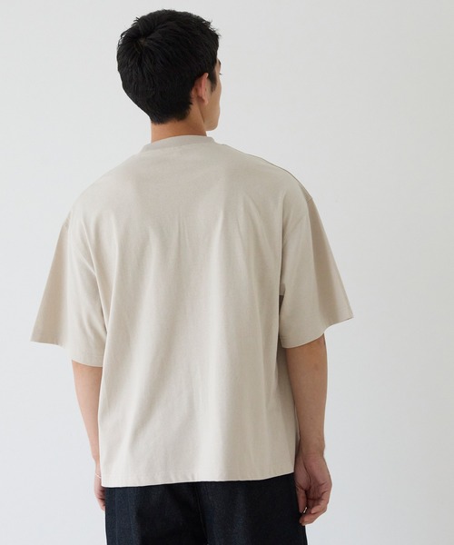 coca（coca）（コカ）の「ワンポイント刺繍Tシャツ（Tシャツ/カットソー・メンズ・ライトベージュ/ワイン・XL/M/L）」の11枚目の写真