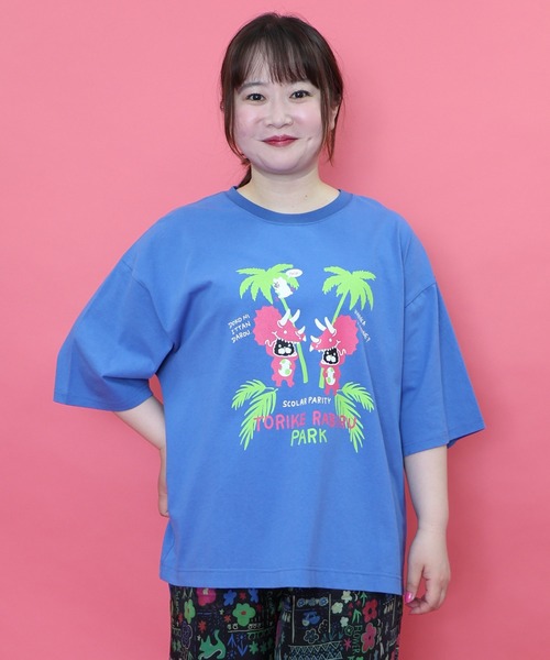 シャツ SALE ScoLar Parity スカラー パリティ 333040 ダンシングクマアップリケ チェック柄シャツ トップス カジュアル 原宿系 個性的 ユニセックス シャツ SALE ScoLar Parity スカラー パリティ 333040 ダンシングクマ