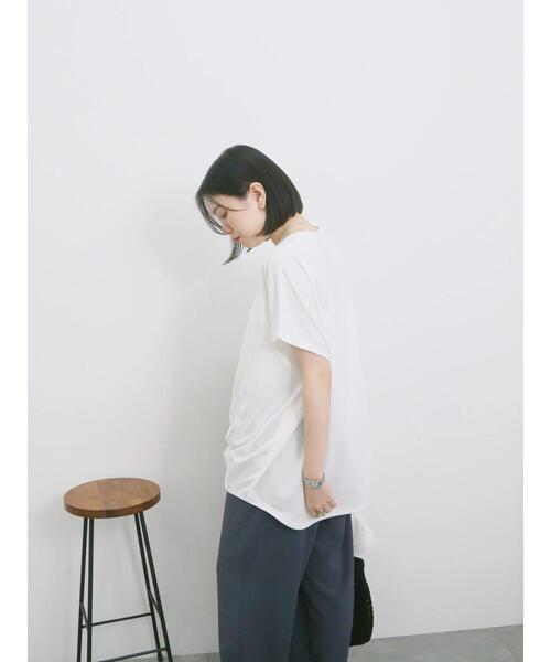 セール】◎【接触冷感】ロゴプリントチュニック（Tシャツ