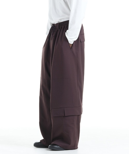 Y-3(ワイスリー)の「Y-3 SPORT UNIFORM STRAIGHT LEG PANTS(その他パンツ・メンズ・パープル系その他・SMALL/MEDIUM/X-SMALL/LARGE)」の2枚目の写真