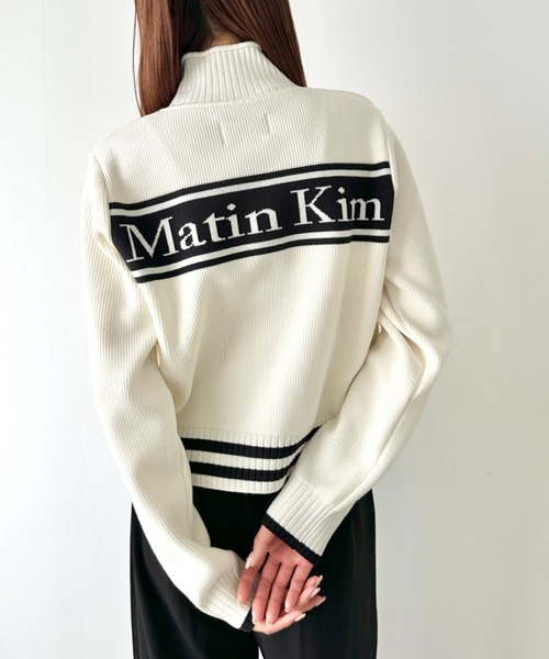 Matin kim カーディガン MUSINSA公式 | MATIN KIM MATIN STITCH POINT CROP CARDIGAN IN