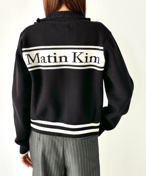 セール】Matin Kim(マーティンキム)/バックロゴ ハイネック