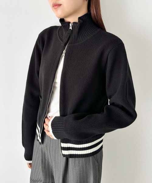 Matin Kim ベージュ ジップアップブルゾン Matin Kim ベージュ ジップアップブルゾン Outerwears – Matin Kim