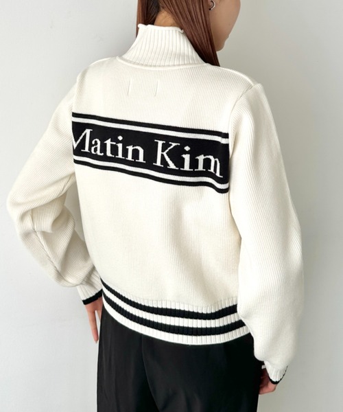 セール】Matin Kim(マーティンキム)/バックロゴ ハイネック