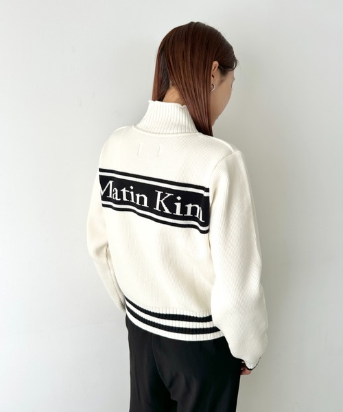 セール】Matin Kim(マーティンキム)/バックロゴ ハイネック