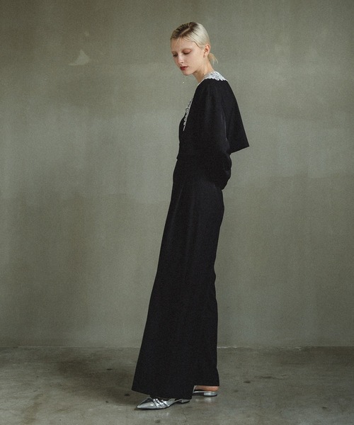 Big collar setup（パンツドレス）｜et.UNiVER（エトユニベール）の