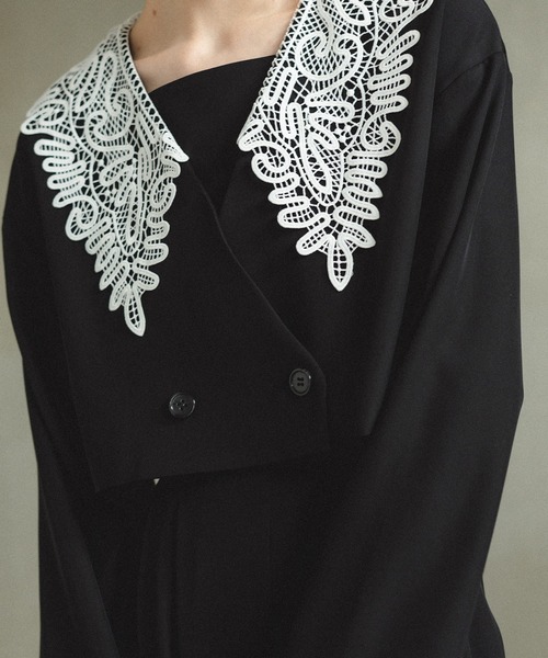 Big collar setup（パンツドレス）｜et.UNiVER（エトユニベール）の