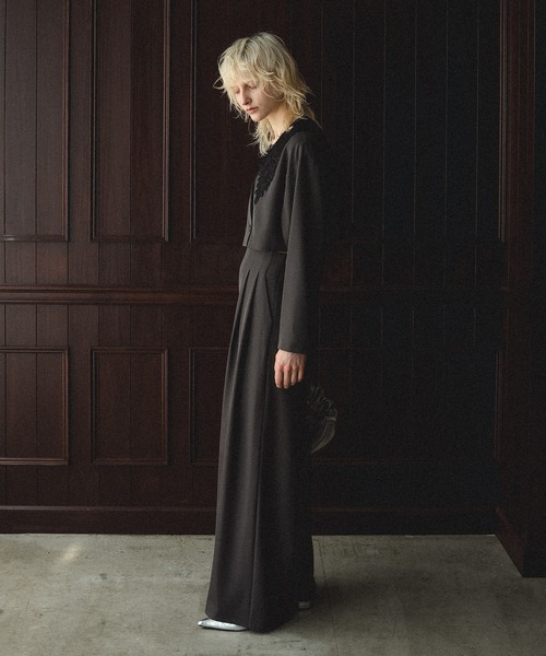 Big collar setup（パンツドレス）｜et.UNiVER（エトユニベール）の