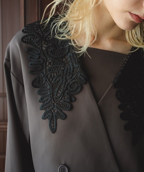 Big collar setup（パンツドレス）｜et.UNiVER（エトユニベール）の