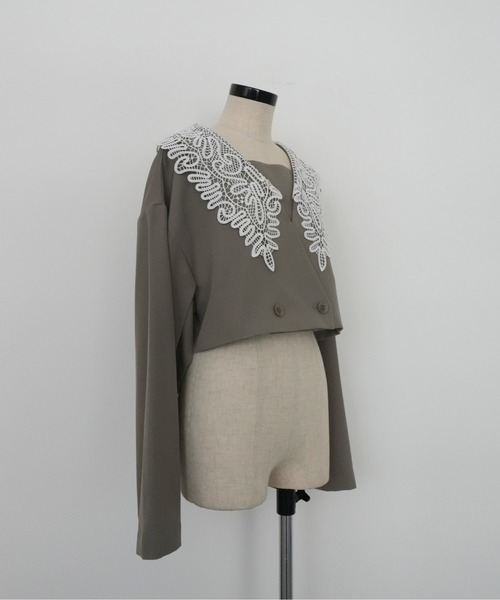 Big collar setup（パンツドレス）｜et.UNiVER（エトユニベール）の