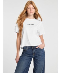 GUESS JEANS | GUESS JEANS Ss Cn Boxy Embro Logo Tee ロゴTシャツ(Tシャツ/カットソー)