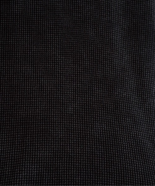 epnok（エプノック）の「ワッフルヘンリーネック半袖Tee（Tシャツ/カットソー・メンズ・グレー/ブラック/ブラック系その他・SMALL/MEDIUM/LARGE）」の19枚目の写真