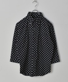 LOULOU WILLOUGHBY】デシンドットフリルボウタイブラウス