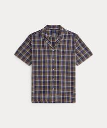 POLO RALPH LAUREN ブラウス シャツ リネン ショートスリーブ