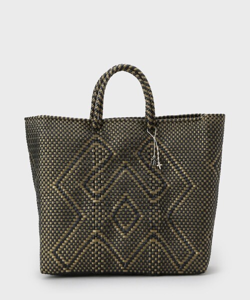 【Ojo de Mex】カゴトート　レギュラー 色　ブラック Ojo de Mex】カゴトートレギュラー 色ブラック