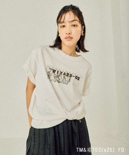 LEPSIM(レプシィム)の「【CINEMA/シネマ】アソートプリントT 570278(Tシャツ/カットソー・レディース・チャコールグレー/ホワイト/ホワイト系その他/ブルー・FREE)」の13枚目の写真