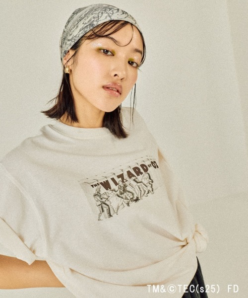 LEPSIM(レプシィム)の「【CINEMA/シネマ】アソートプリントT 570278(Tシャツ/カットソー・レディース・チャコールグレー/ホワイト/ホワイト系その他/ブルー・FREE)」の15枚目の写真