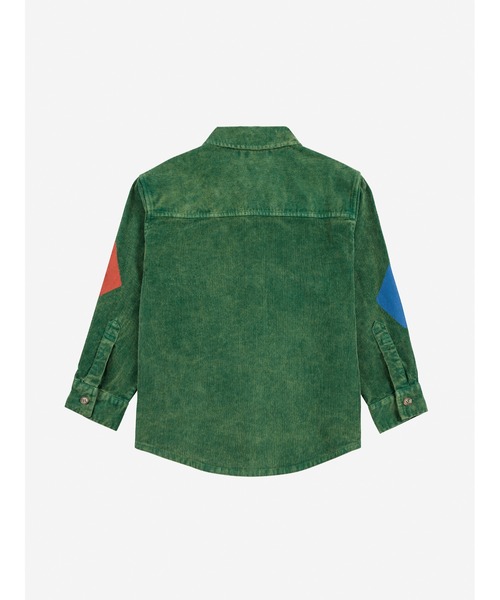 BOBO CHOSES(ボボショーズ)の「Bobo Joker corduroy shirt(シャツ/ブラウス・キッズ・グリーン・12-13y/2-3YEAR/4-5YEAR/6-7YEAR/8-9y/10-11y)」の5枚目の写真