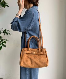 DouDou | フェイクスエードスクエアバッグ(ショルダーバッグ)