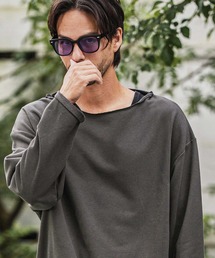 スウェット ボートネック プルオーバー」に該当するファッション